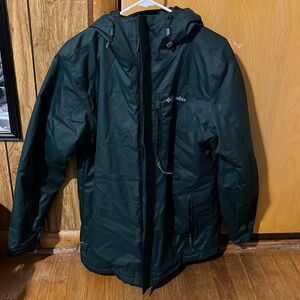columbia green jacket small